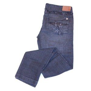 HEATHERETTE Runway DESIGNER Denim Star JEANS Size 5